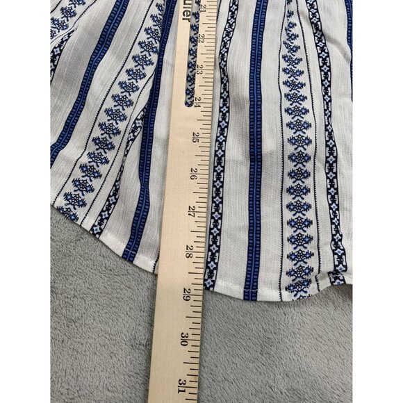 Step In Style Off-Shoulder Womens Large Top With Tassel Bell Sleeves Rayon Fairy - Picture 7 of 9